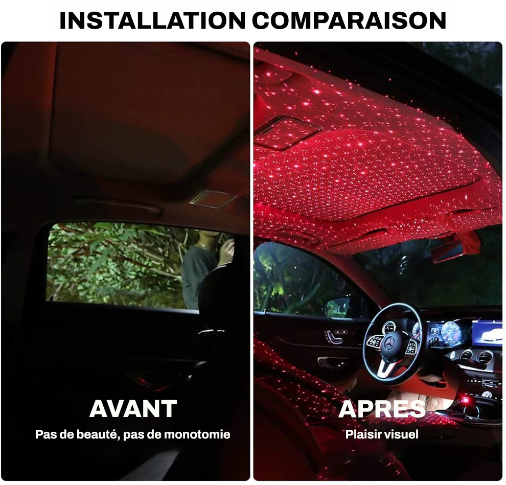 USB Projecteur plafond voiture