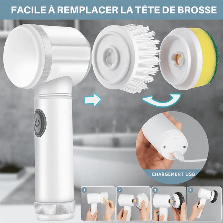 Brosse de Nettoyage Sans Fil Multi-usage 5 en 1