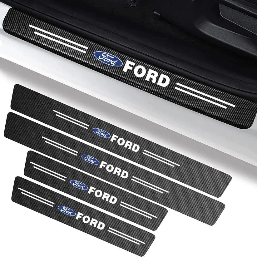 Protection de Seuil de Porte Voiture 4 PCS