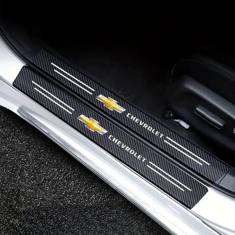 Protection de Seuil de Porte Voiture 4 PCS