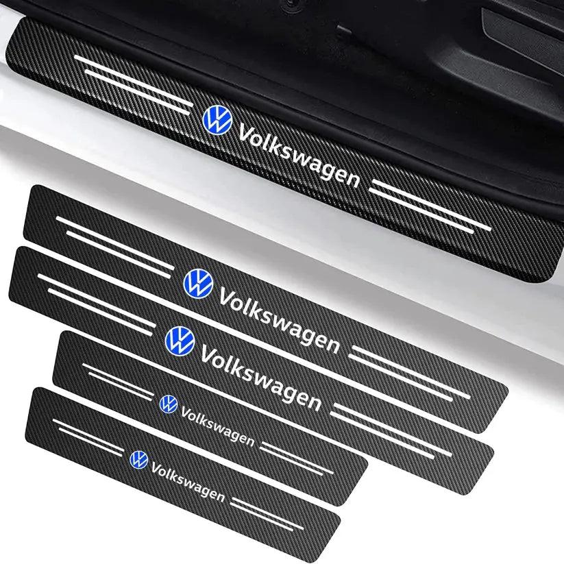Protection de Seuil de Porte Voiture 4 PCS