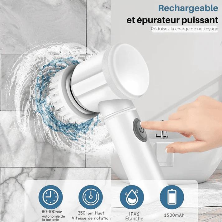 Brosse de Nettoyage Sans Fil Multi-usage 5 en 1