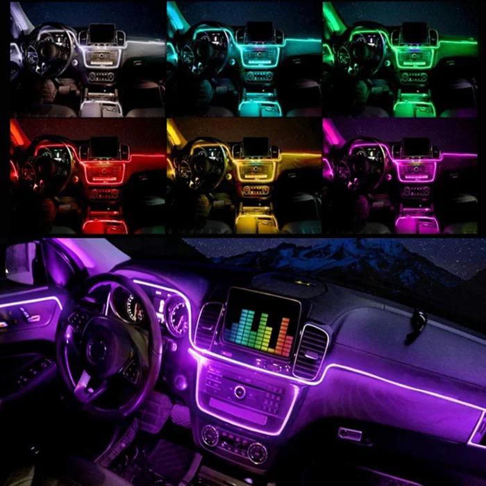 Bande LED d'ambiance tableau de bord voiture