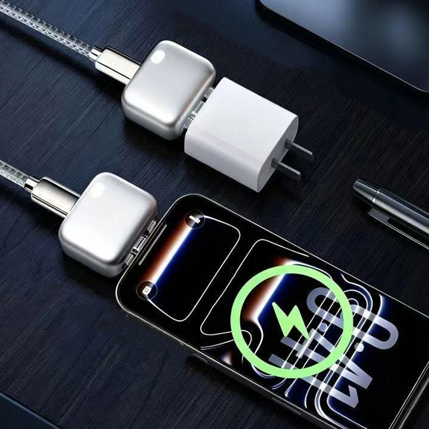 Chargeur Intelligent 140W — Auto-Déconnexion